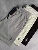 Bermuda Short de Moletom Masculina Plus Size Com Amarração e Elástico Academia Treino P ao G4