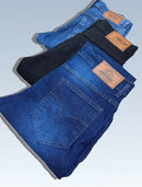 kit 3 Calças Jeans 100% algodão Elastano